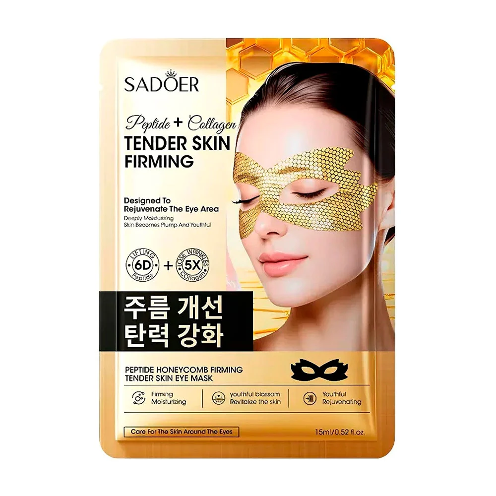 Mascarilla hidratante en antifaz con péptidos y colágeno para rejuven…