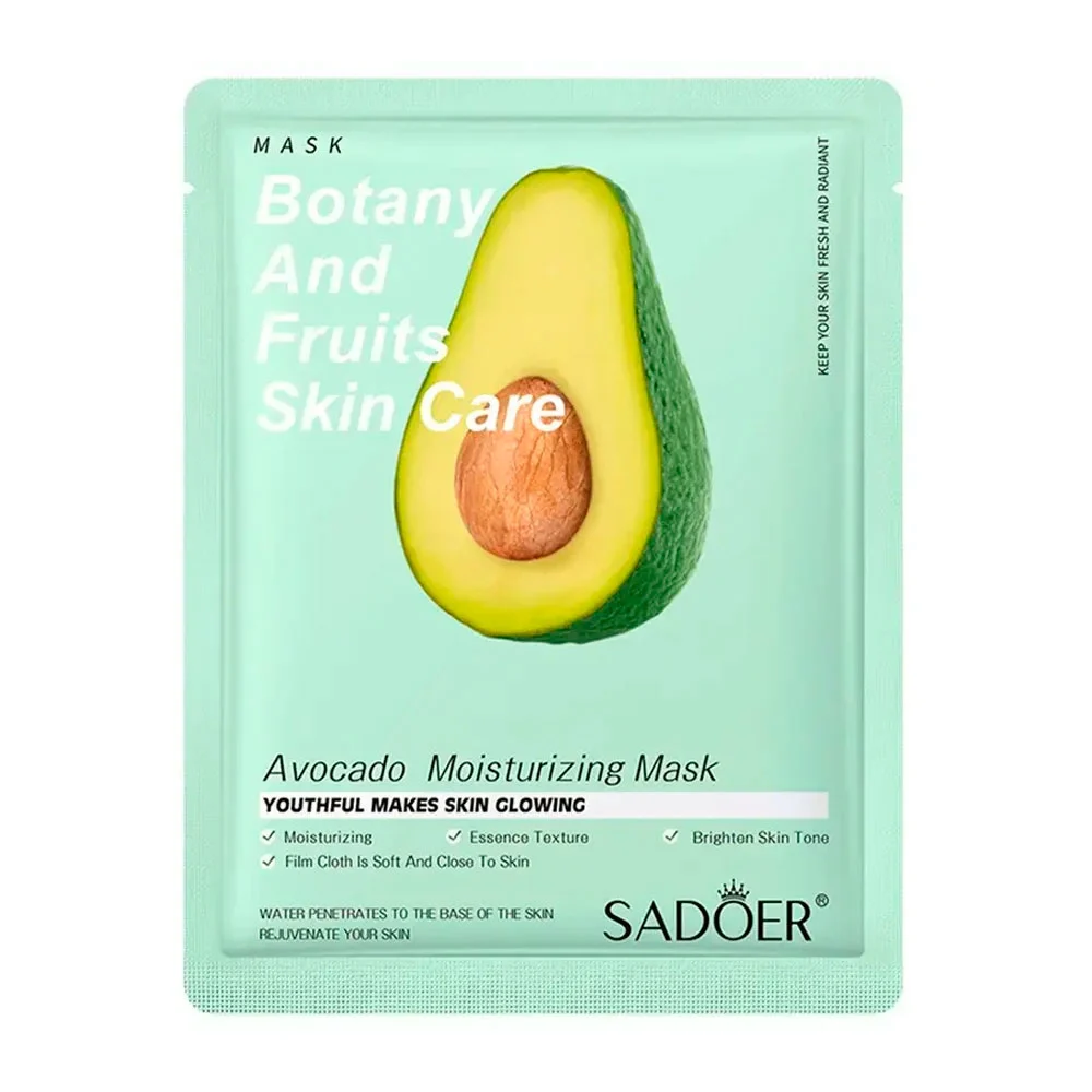 1pz mascarilla facial con extracto de aguacate para suavizar la piel,…