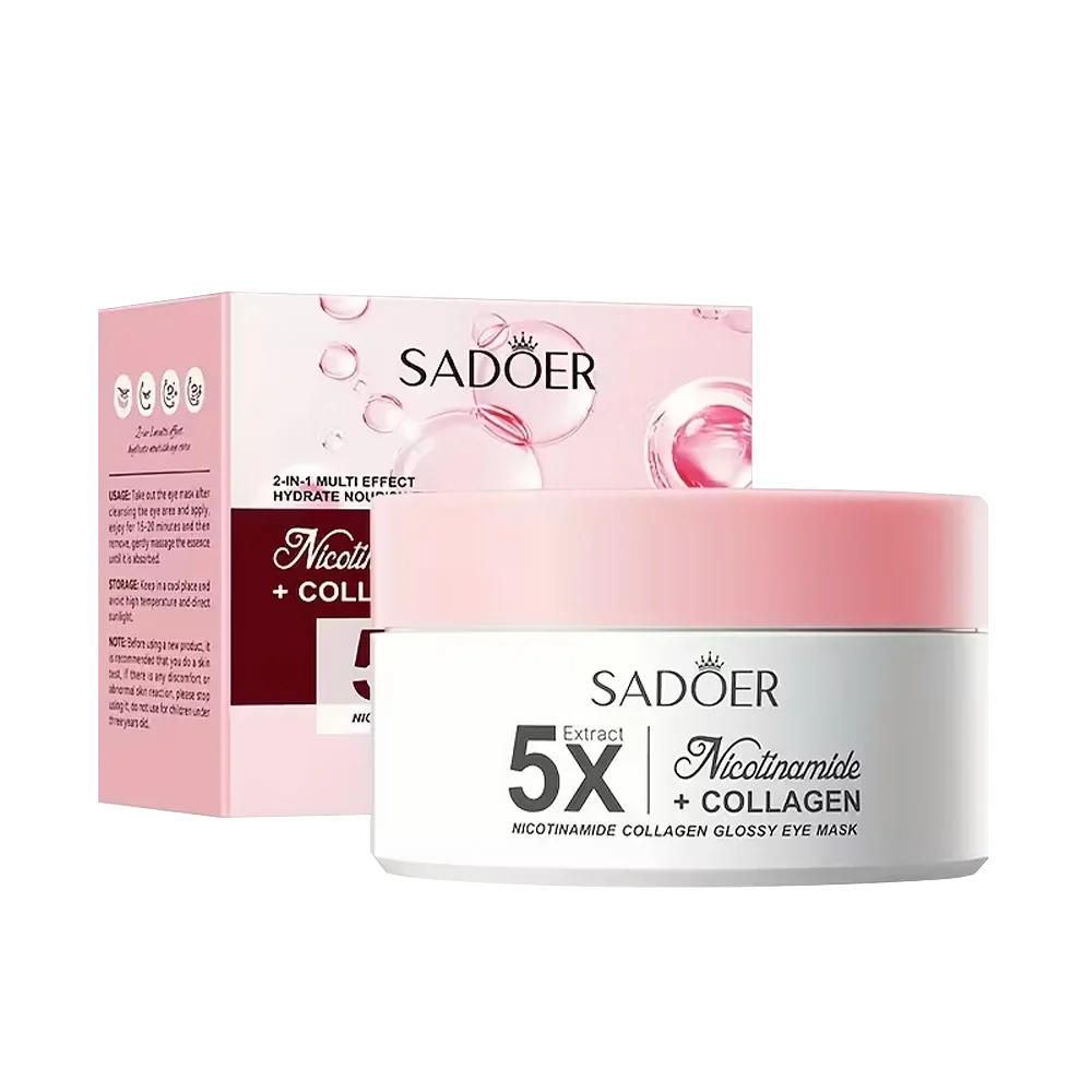 Caja con 30 pares de mascarillas para ojos, extracto de nicotinamida …