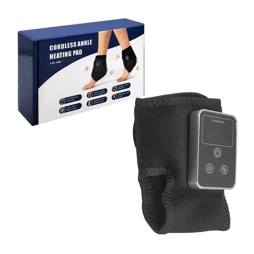 1 pza almohadilla térmica inalámbrica para tobillo recargable + panta…