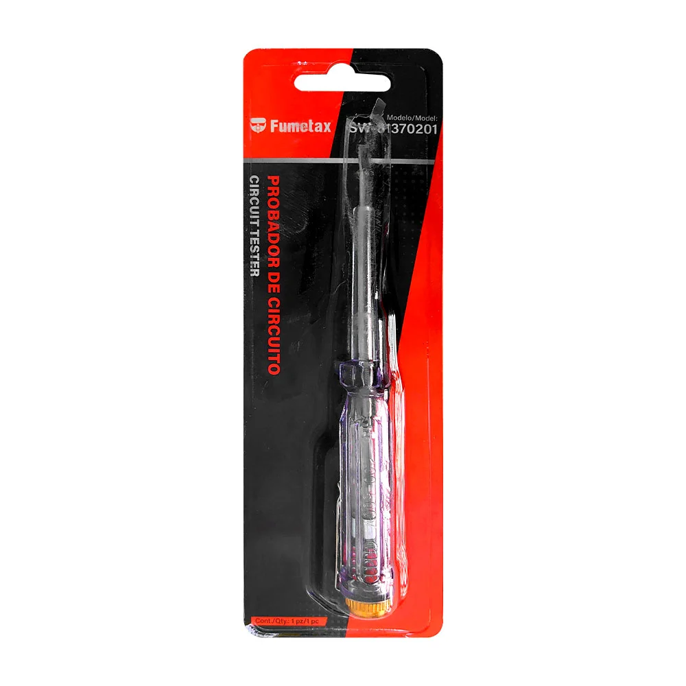 Blíster con probador de circuito fumetax de 14cm / sw-81370201