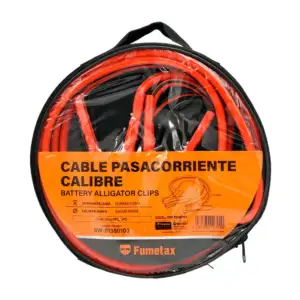 Cable pasa corriente, 3.5m de largo, corriente 200a y calibre 8awg / …