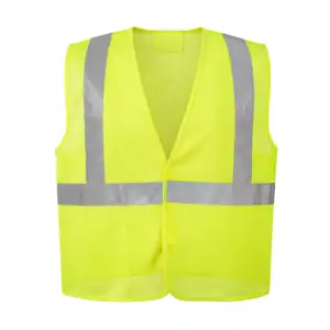 Chaleco unitalla de seguridad amarillo con cintas reflejantes-reflect…