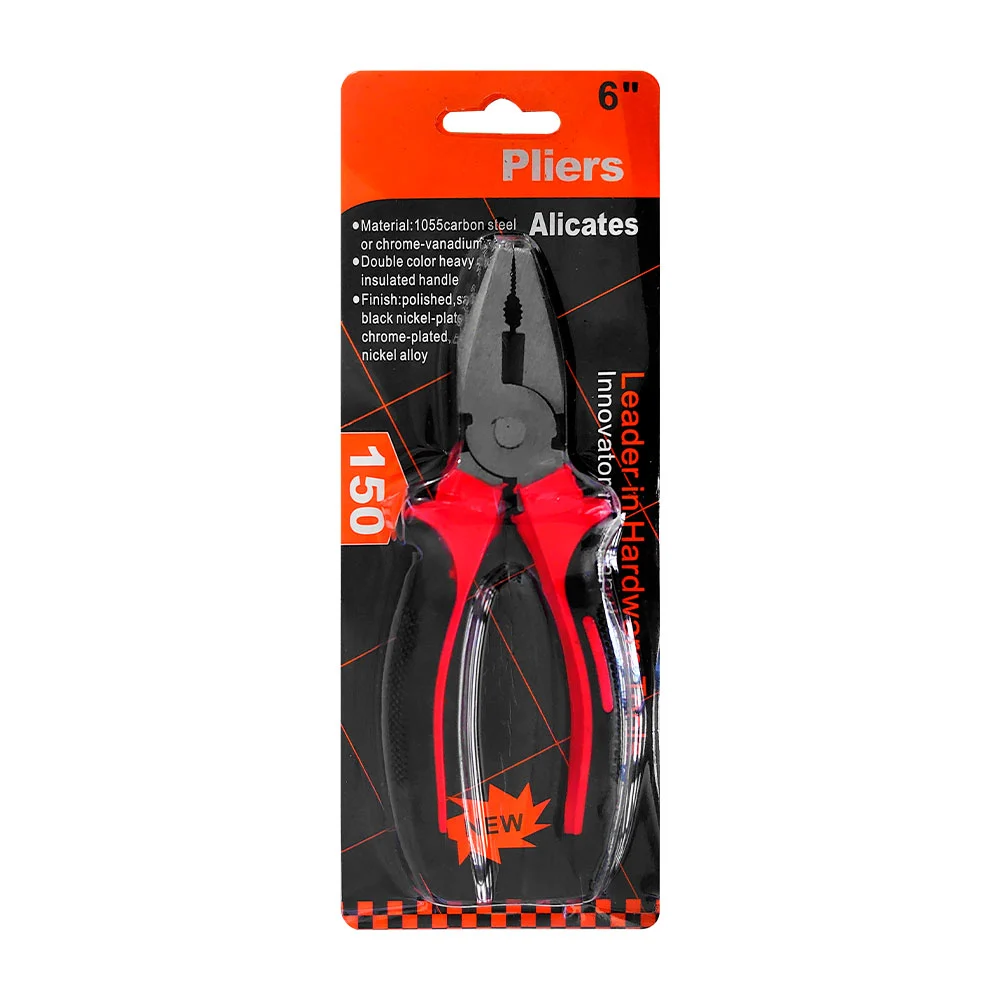 Pinza - alicate de 6 pulgadas con punta de corte y mango antiderrapan…