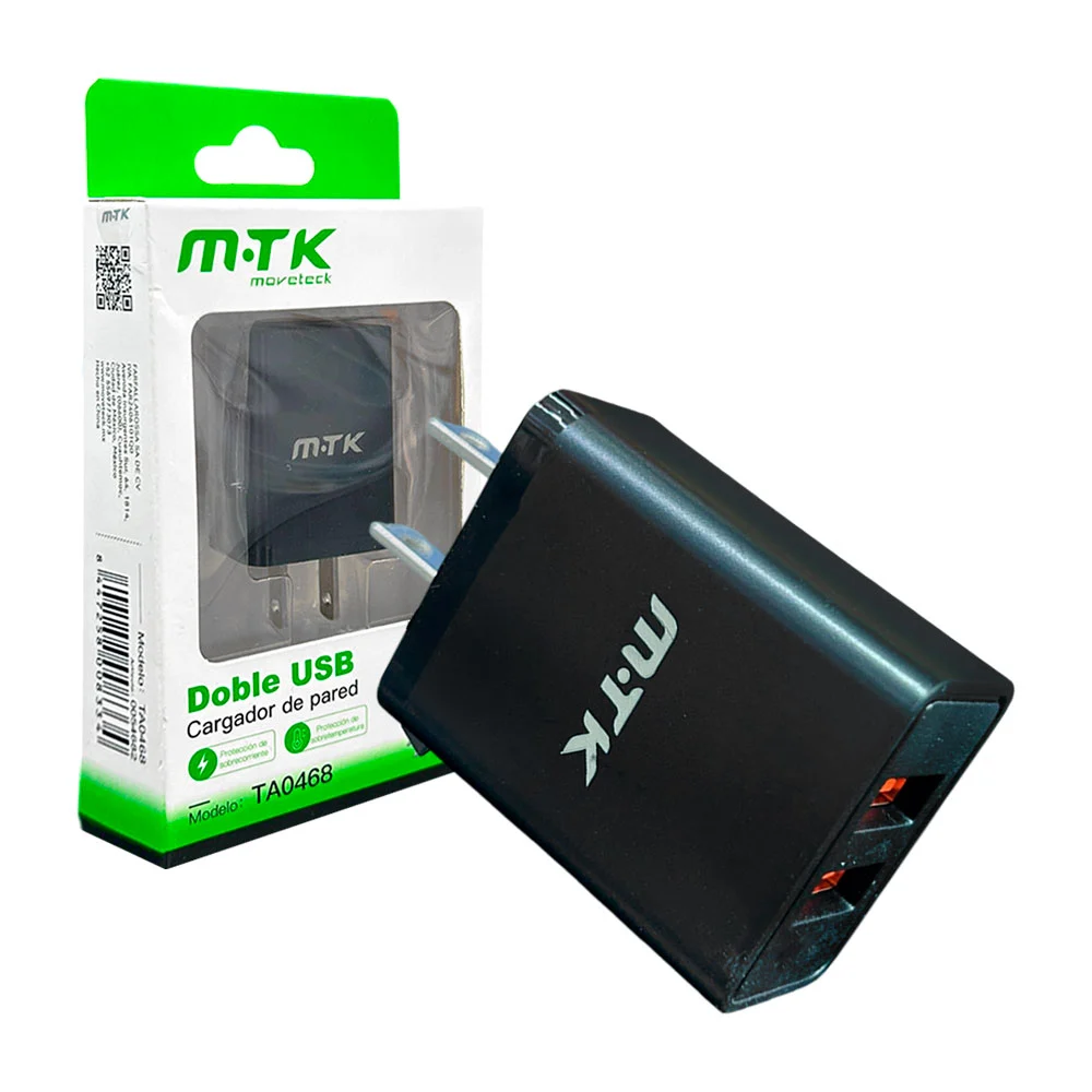 1pza Cubo cargador de doble entrada, con potencia de carga de 15w, us…