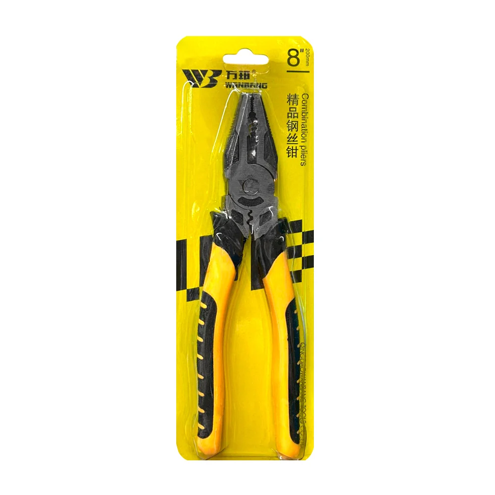 Pinza combinada alicate de presión de 8in, diseño ergonómico / tl35484