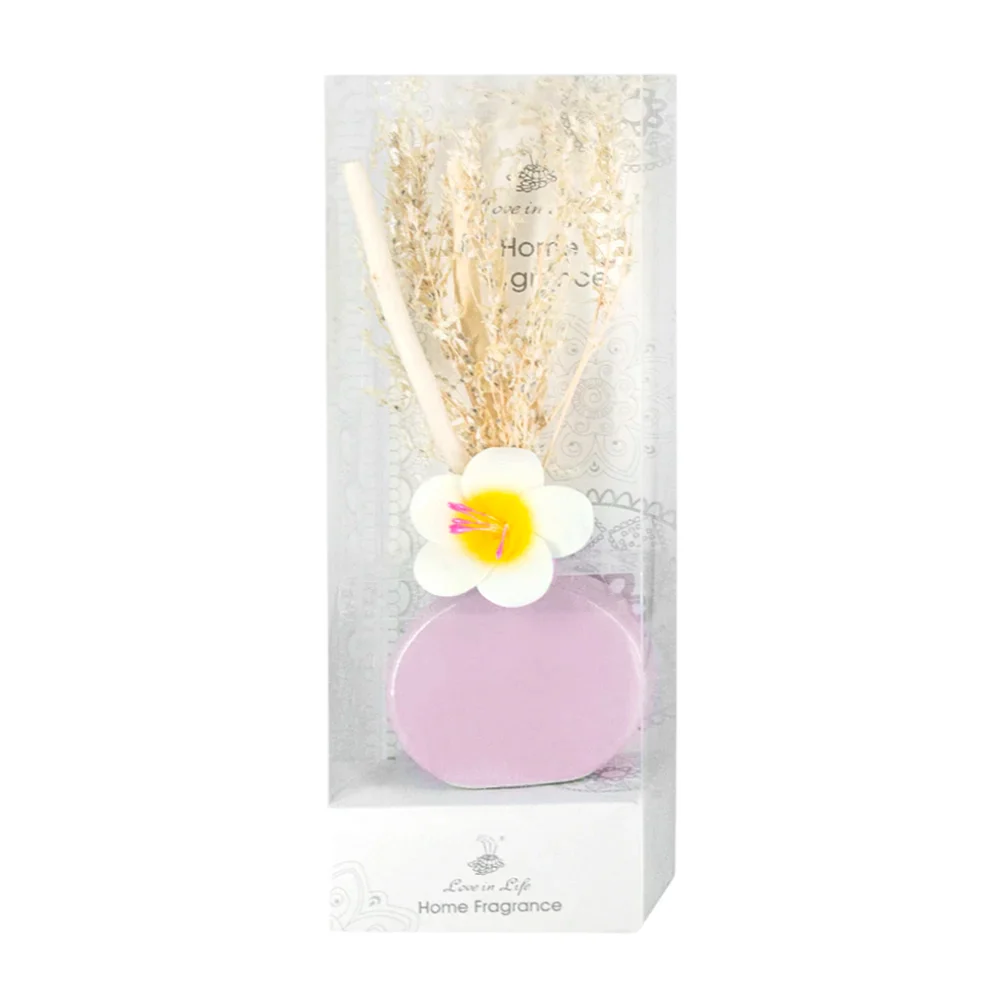 1pza Difusor de aroma con forma de mini jarrón con flores, varas de m…