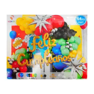 Kit decorativo para fiesta de feliz cumpleaños con 64pcs / yongli / y…