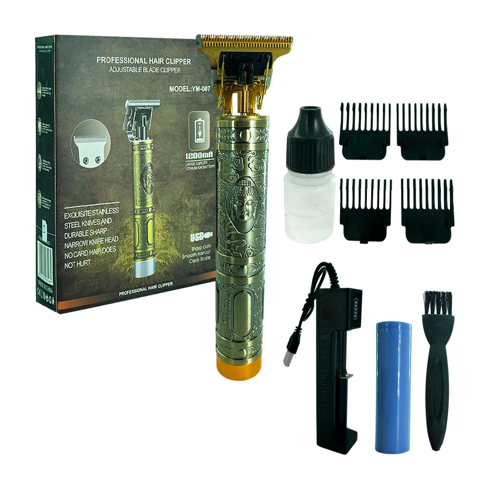 Trimmer profesional, inalambrica, metálica + accesorios y cargador / …