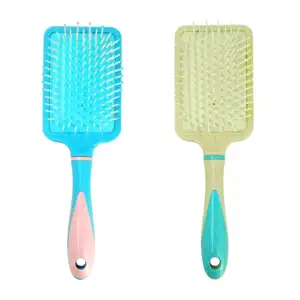Cepillo rectangular con mango de plástico para el cabello, varios col…