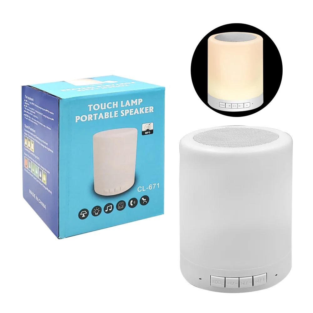 Lámpara bocina portable de colores / cl-671 / yx320 / pd-26 / touch l…