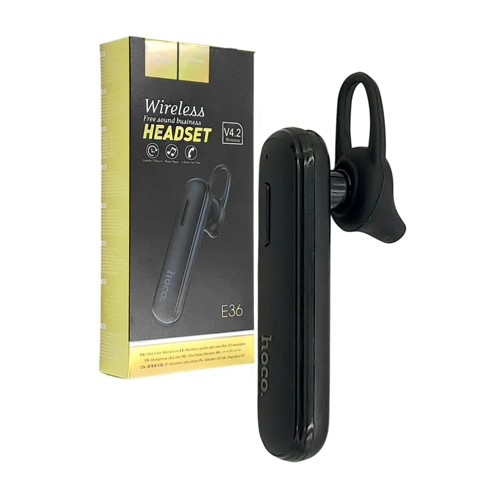 Auricular inalámbrico manos libres bluetooth hoco y salida micro usb