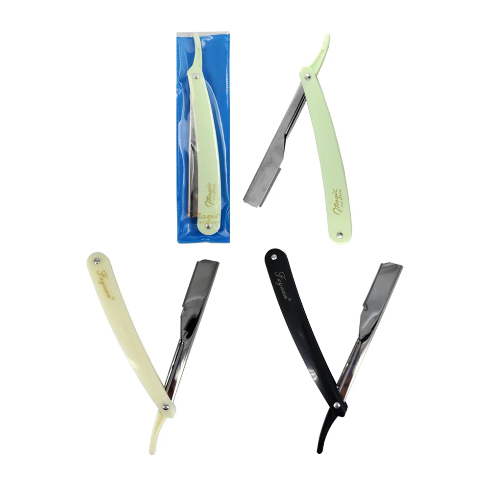 Navaja para afeitar con cuchilla intercambiable, variedad de colores …