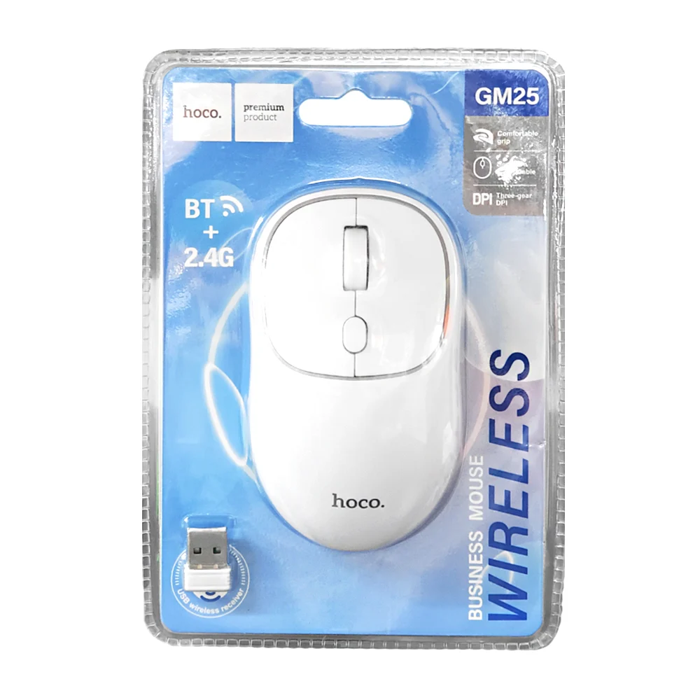 Mouse inalámbrico hoco, diseño ergonómico para oficina, variedad de c…