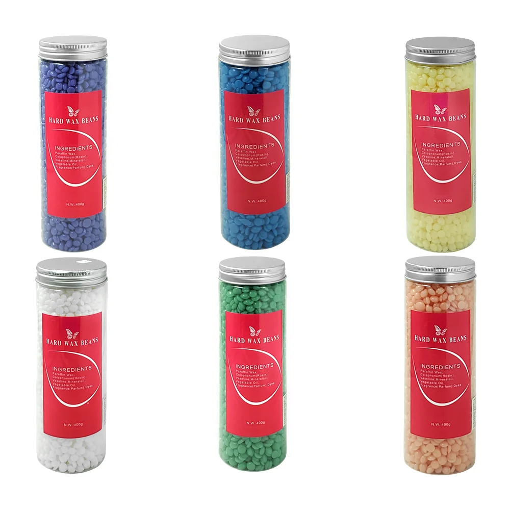 Botella con cera española, 400g y fragancia para depilar, variedad de…