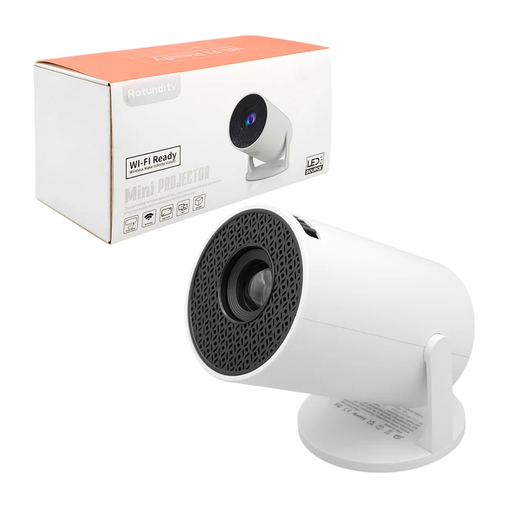 Mini proyector cilíndrico full hd, multimedia, conexión a wifi, tecno…