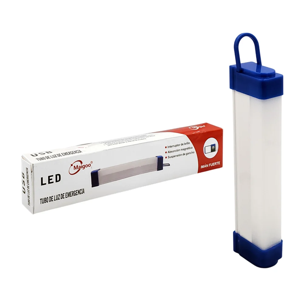 Lámpara de emergencia en forma de tubo, 20w con carga usb, iman y gan…