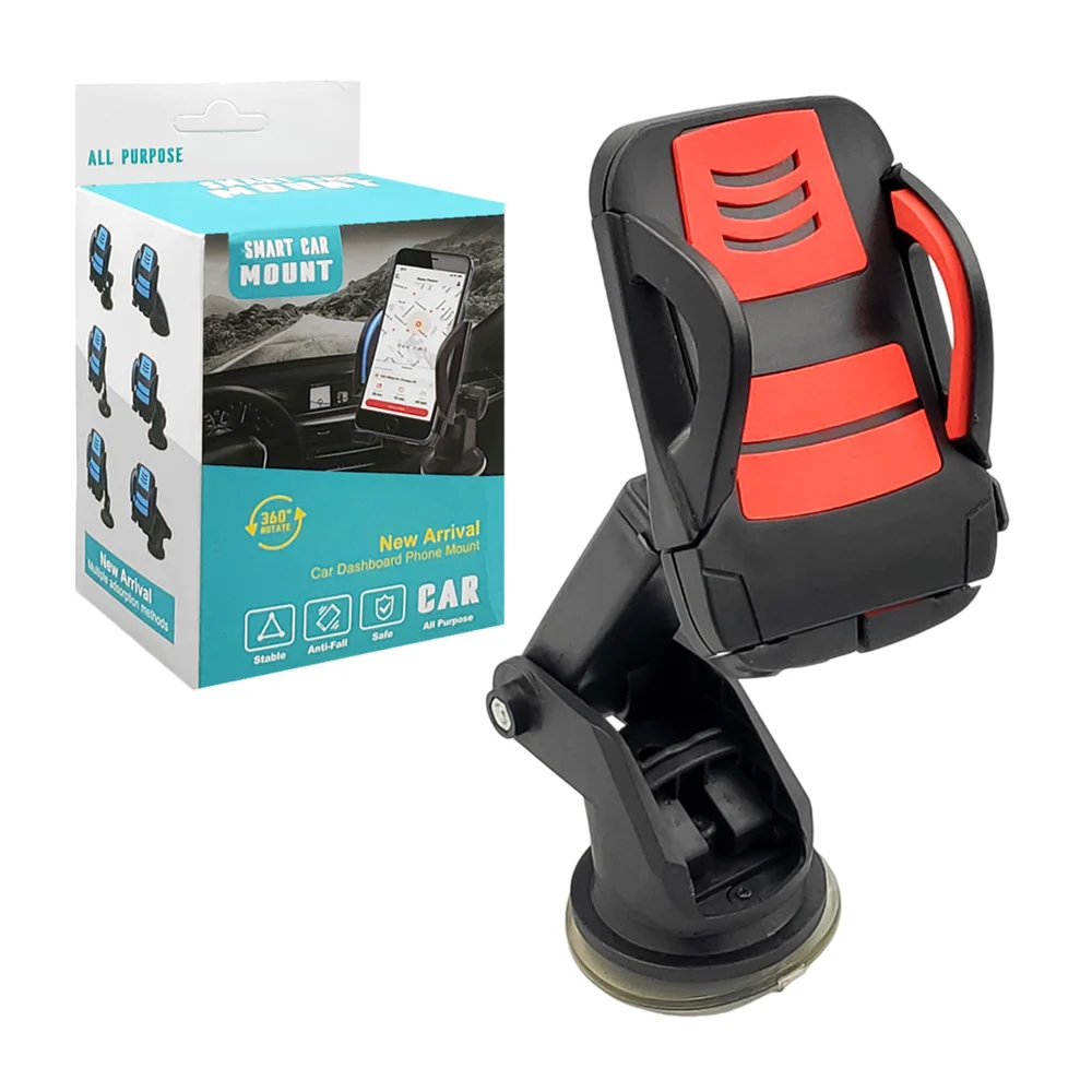 Soporte de teléfono antideslizante para carro con rotación 360° smart…