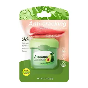 Balsamo humectante para labios extracto de aguacate para humectar y s…