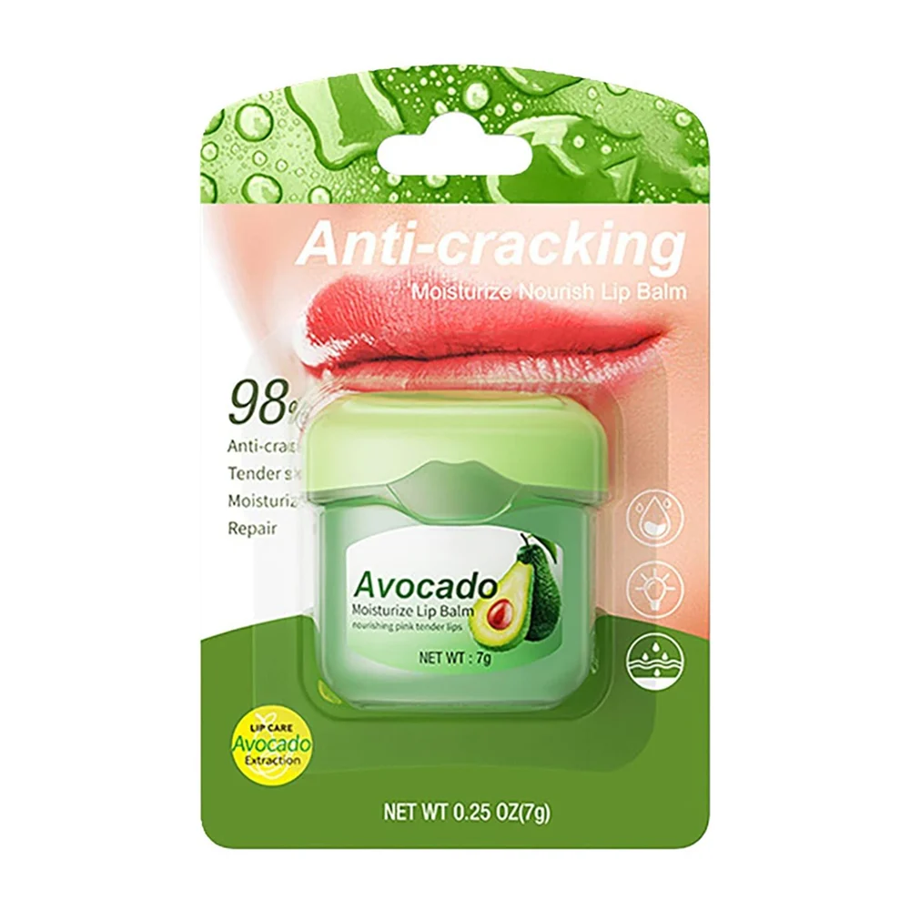 Balsamo humectante para labios extracto de aguacate para humectar y s…