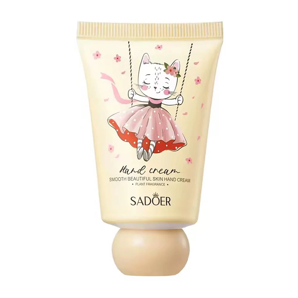 Mini crema para manos con fragancia suave y estampado de gatita, 40g …