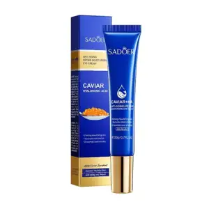 Crema para los ojos con ácido hialurónico y caviar para reducir ojera…
