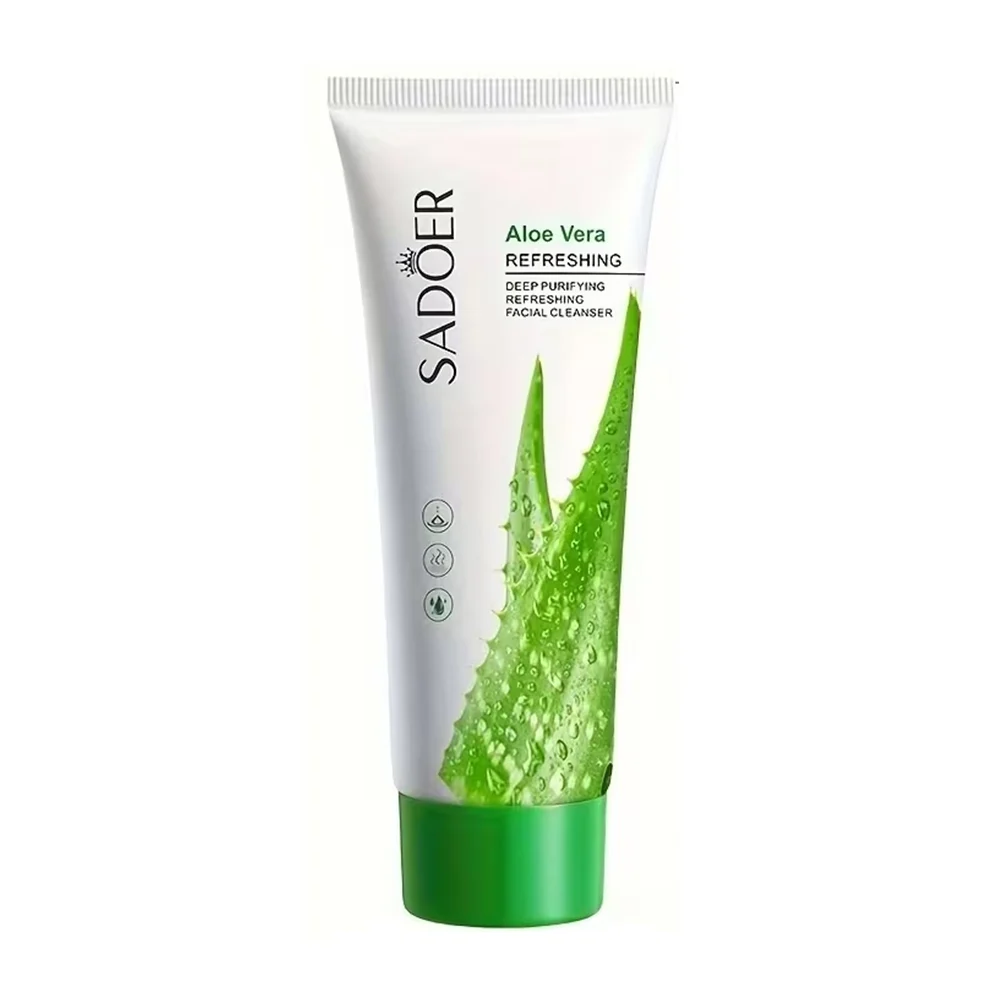 Limpiador facial, extracto de aloe vera para limpiar y refrescar la p…