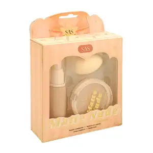 Juego de maquillaje compacto 8g, maquillaje líquido 32g y esponja apl…