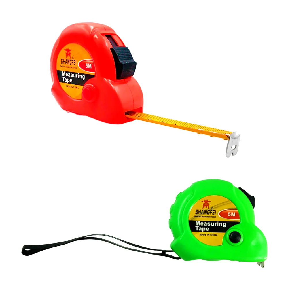 Flexómetro / cinta métrica mediana shangfei de 5m / t558