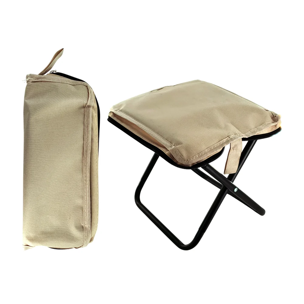 Banco taburete plegable de bolsillo con cierre, 24cm / zdd441