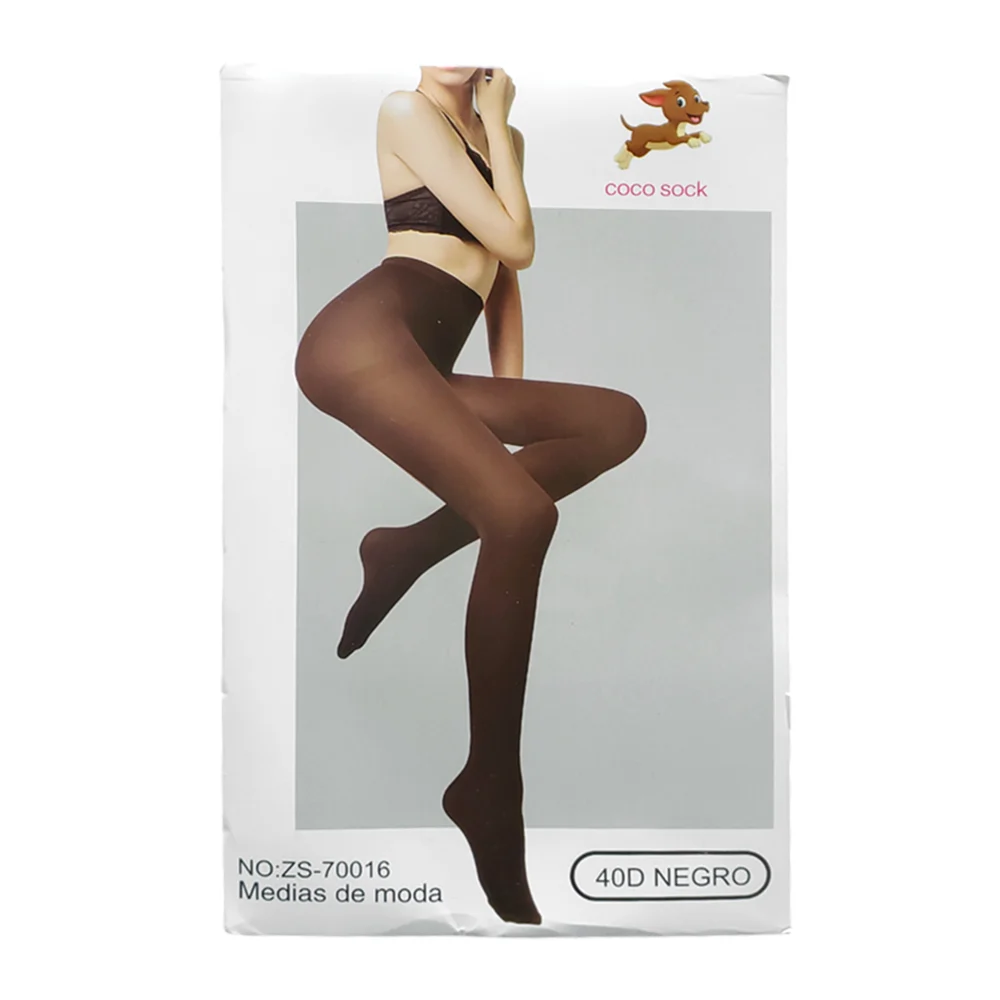 Pantimedia / medias de moda en color negro, unitalla / zs-70016