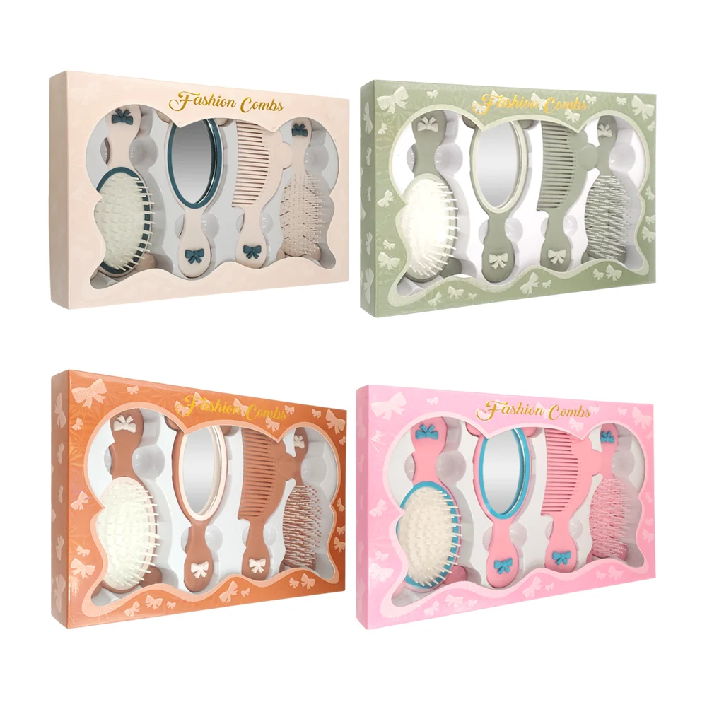 Set infantil de 2 cepillos con diseño de orejas, peine y espejo / fas…