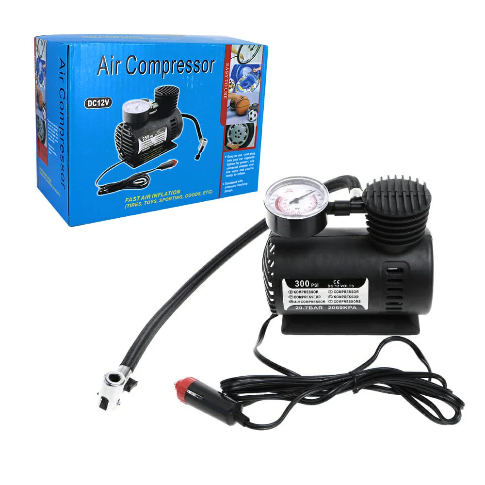 Mini compresor eléctrico portátil de aire 12v / 10025 / 10657 / gh331…