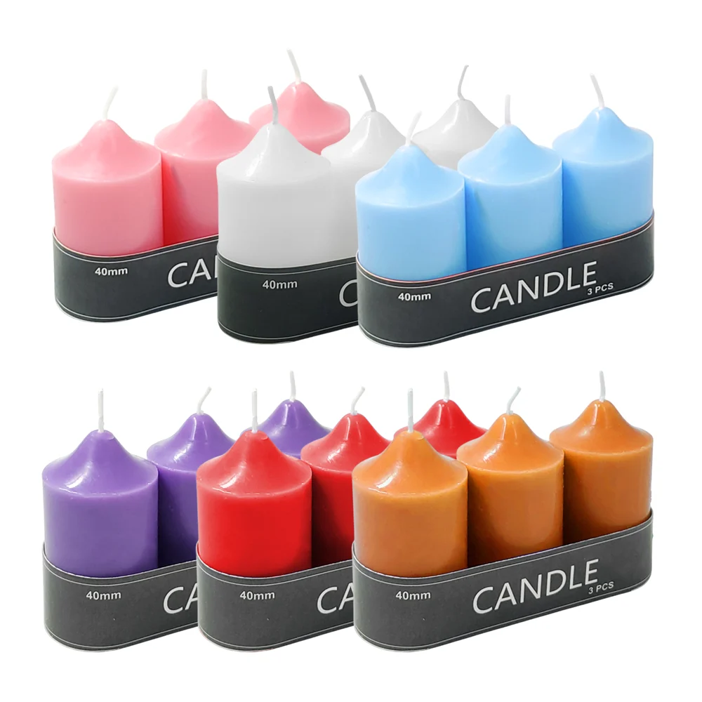 Paquete con 3 velas aromáticas, 7cmx3, variedad de aromas y colores /…