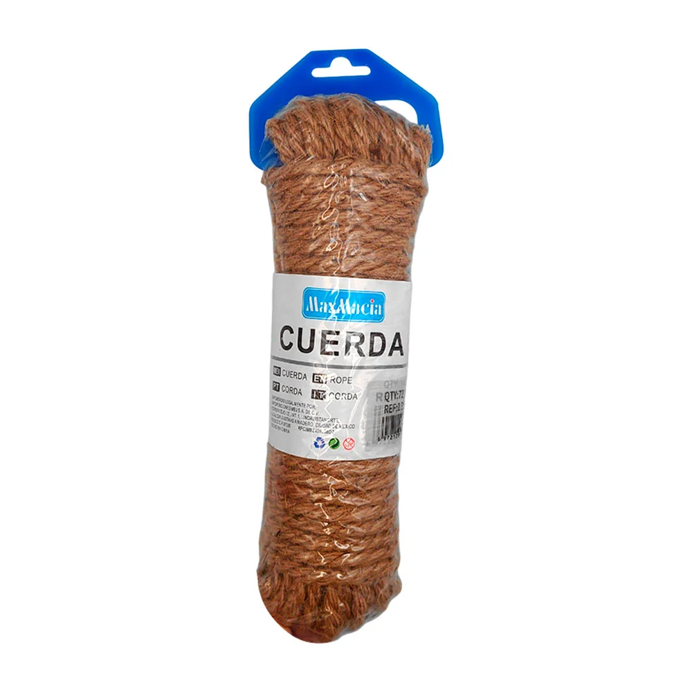 Cuerda de yute tipo lazo para colgar ropa maxmacia con medida de 0.6c…