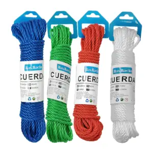 Cuerda / lazo para tender ropa maxmacia con medida de 0.4cm x 10m, co…