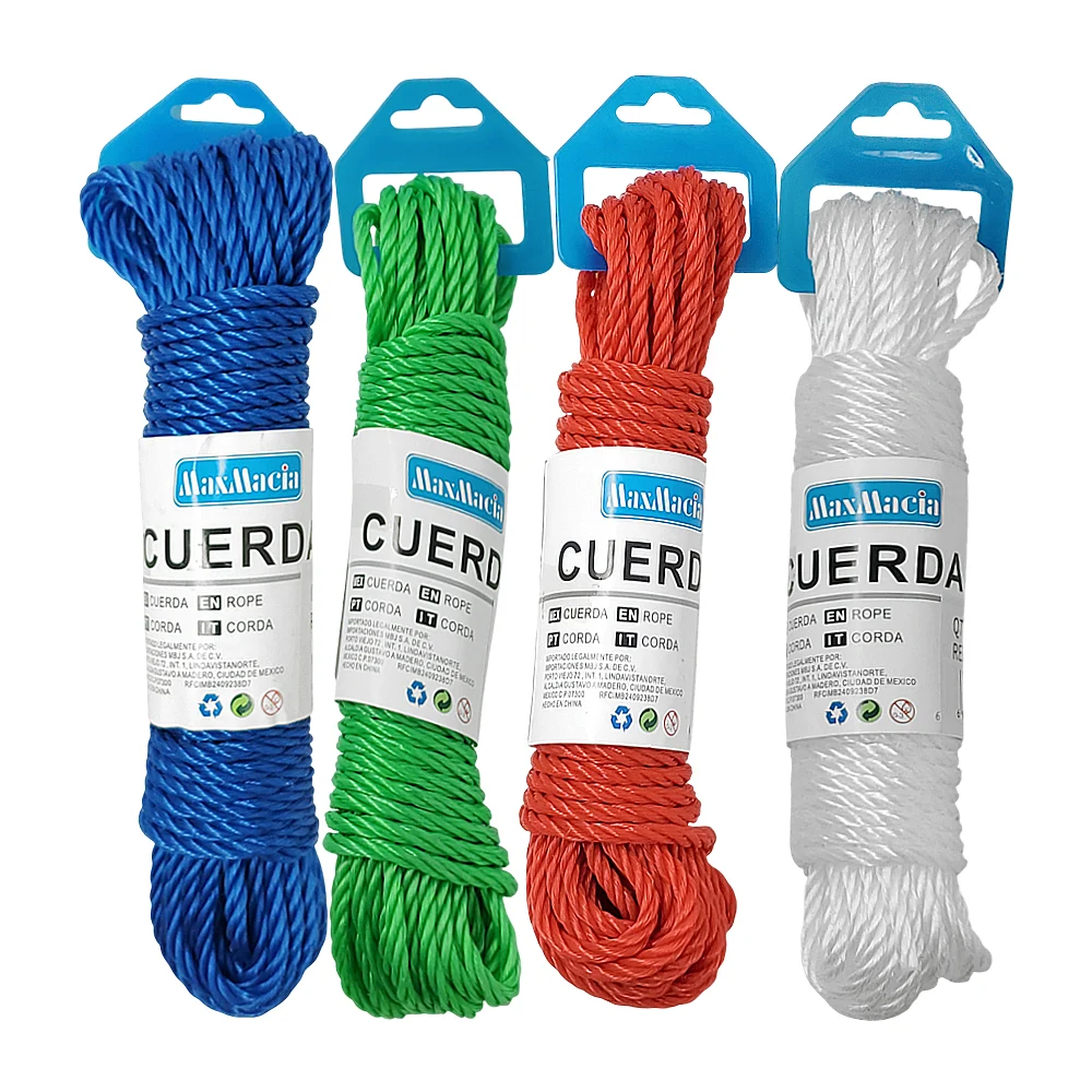 Cuerda / lazo para tender ropa maxmacia con medida de 0.4cm x 10m, co…