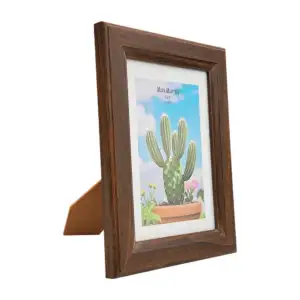 Portarretrato de madera con diseño moderno, 13x18cm, variedad de colo…