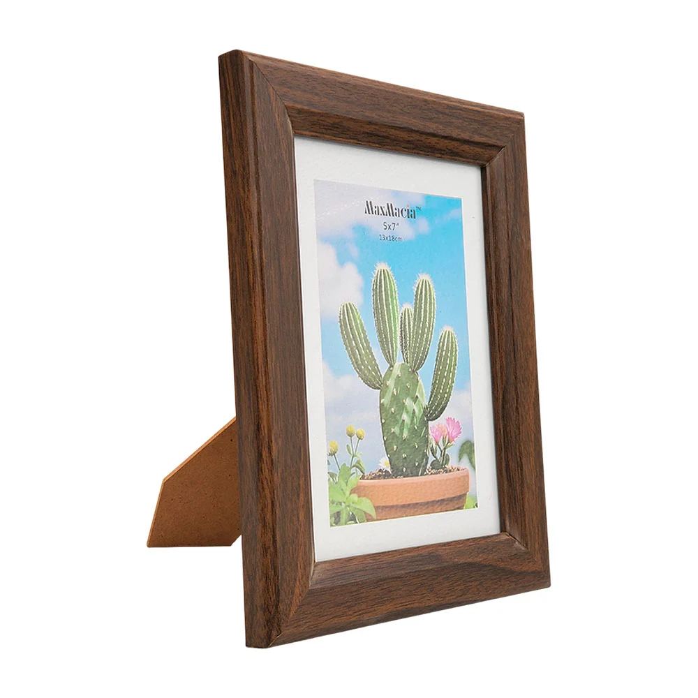 Portarretrato de madera con diseño moderno, 13x18cm, variedad de colo…