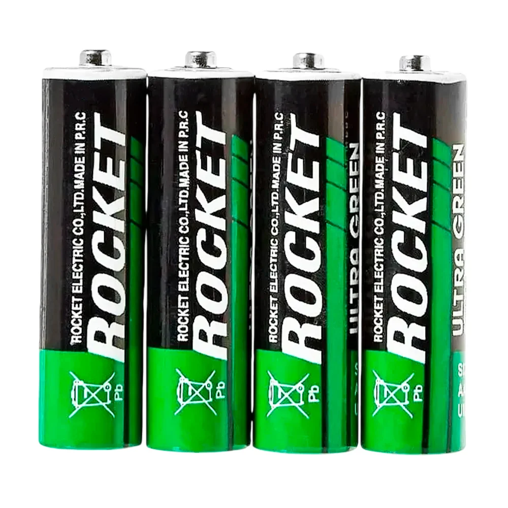Blíster de 4 pilas rocket AA 1.5v / 38 / doble aa rocket