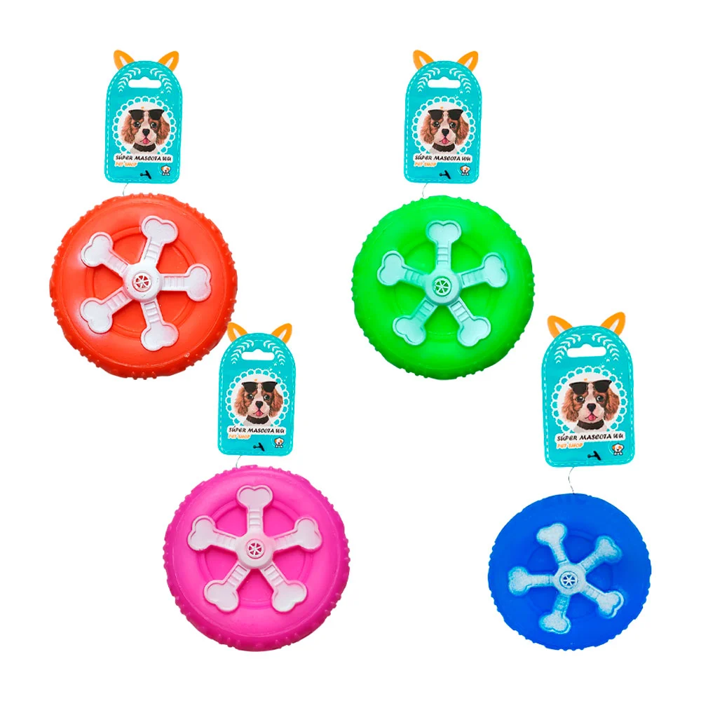 Rueda chillona con relieves de huesos, variedad de colores / 73877 / …