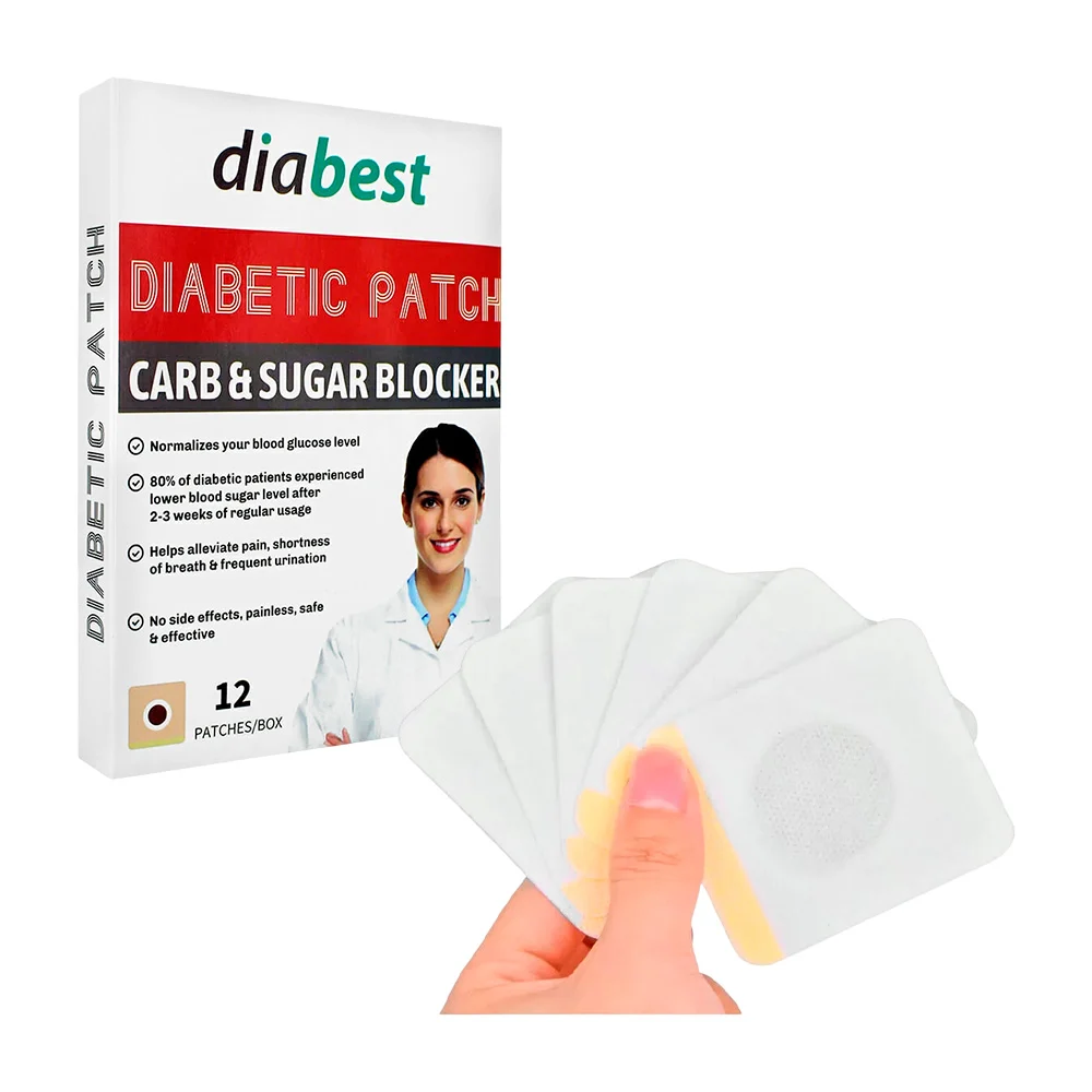 Paquete de 12 parches para bloquear carbohidratos y azúcar / diabetic…