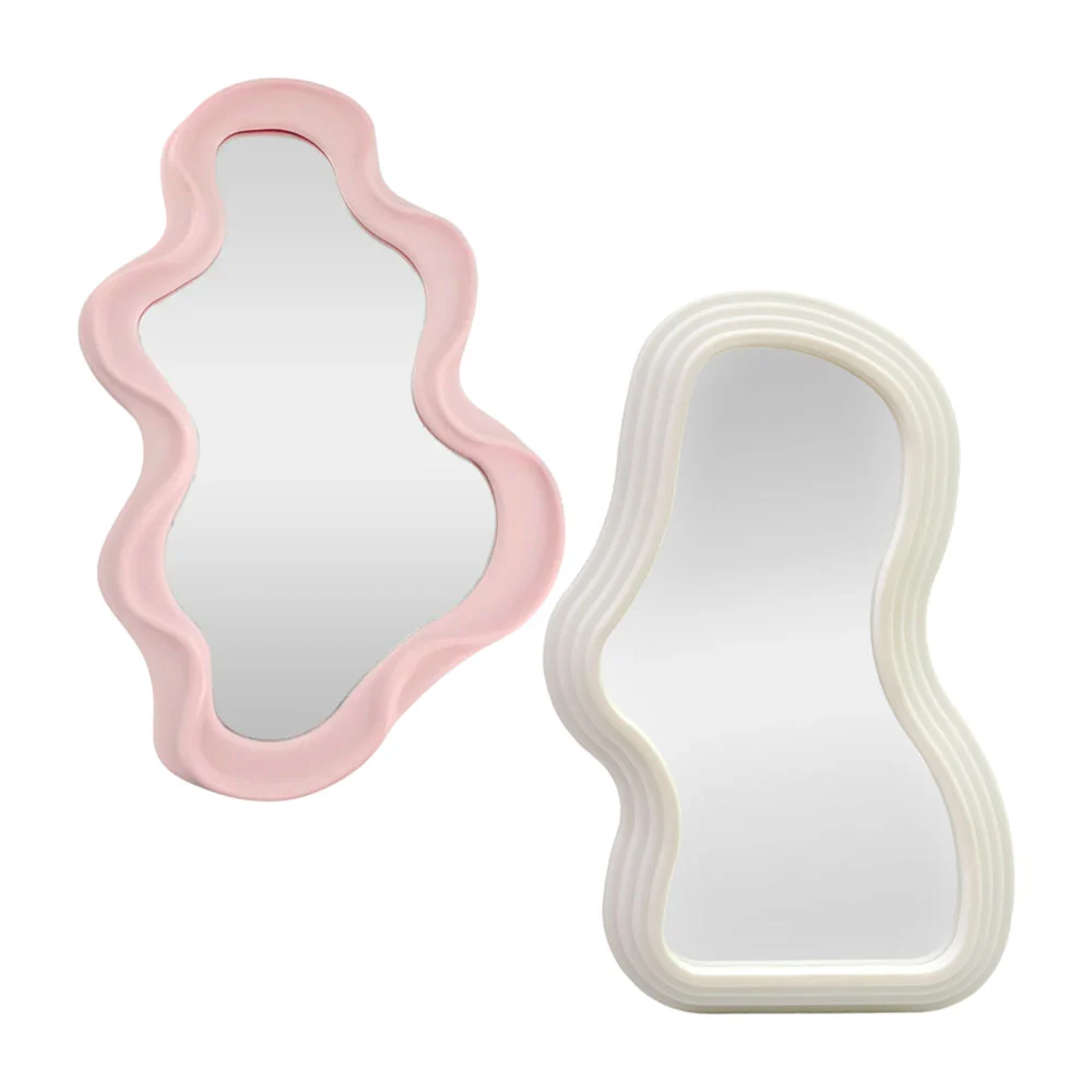 Espejo con diseño aesthetic de 40x24.5cm + marco de color liso, vario…