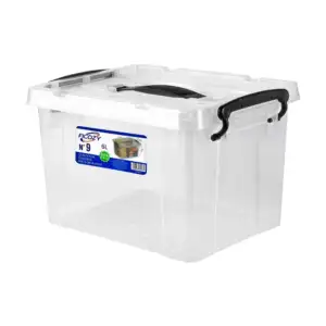 Caja de plástico transparente para almacenamiento, capacidad de 6l / …