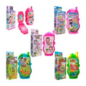 Teléfono musical de juguete infantil con luz, variedad de modelos y c…