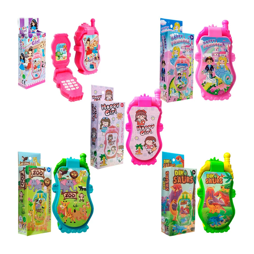 Teléfono musical de juguete infantil con luz, variedad de modelos y c…