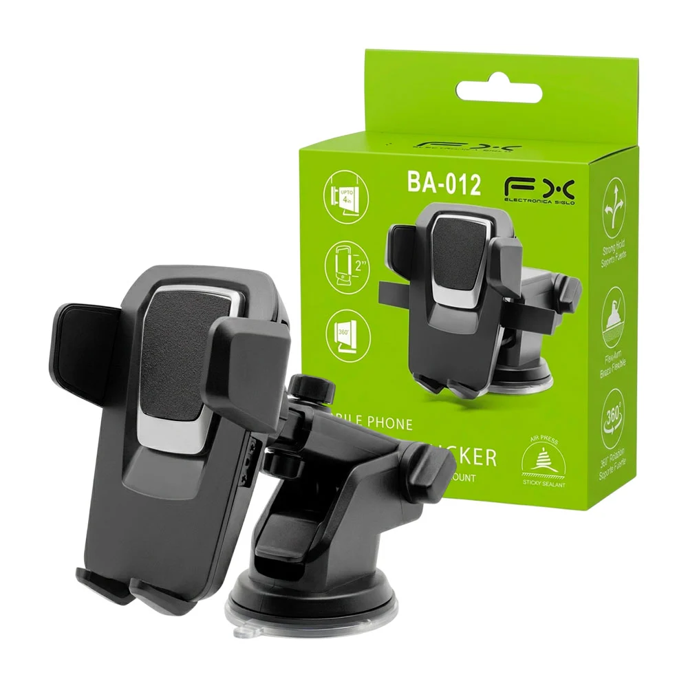 Porta celular ajustable con ventosa de succión para carro / ba-012
