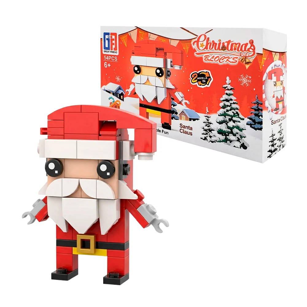 Juguete de plástico, armable, con forma de Santa claus decorativo, us…