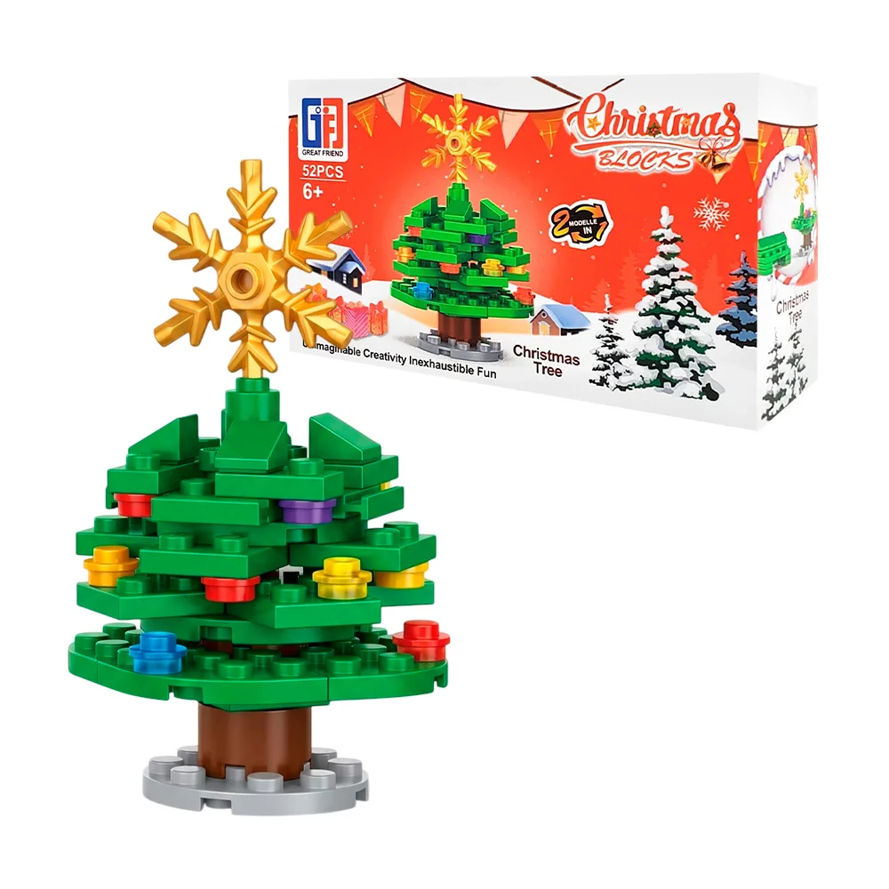 Juguete de plástico, armable, con forma de árbol navideño decorativo,…