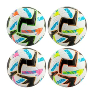 Balón de fútbol profesional no.5 con leyenda flash + accesorios / dep…